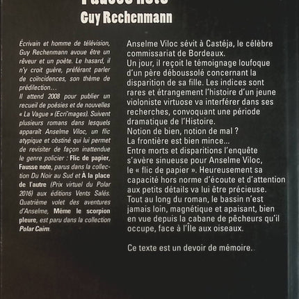 Fausse note - Guy Rechenmann - Livre