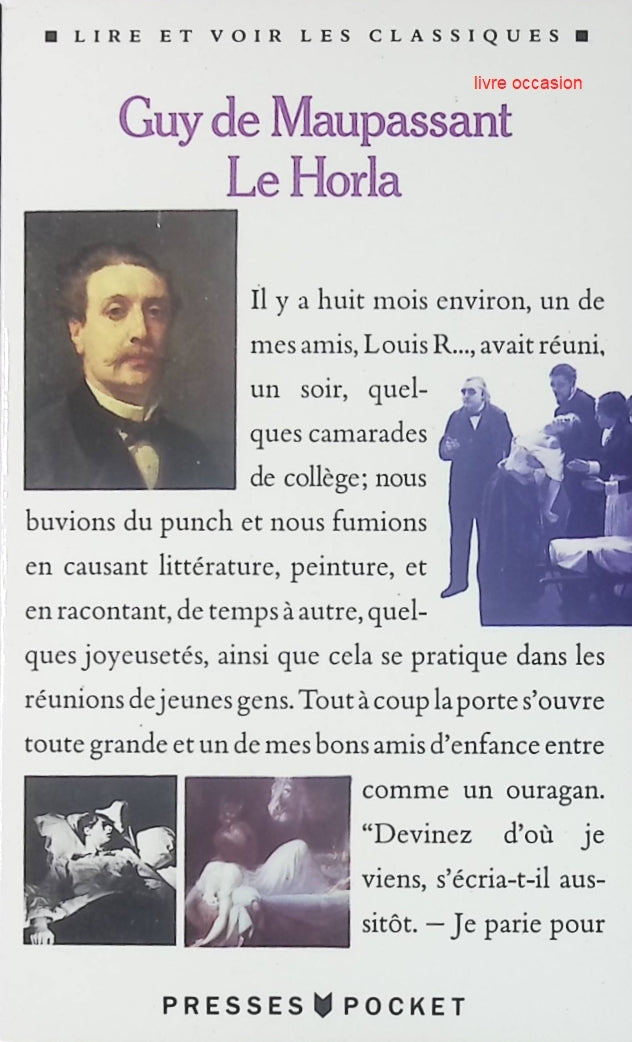 Le Horla - Guy de Maupassant - Livre