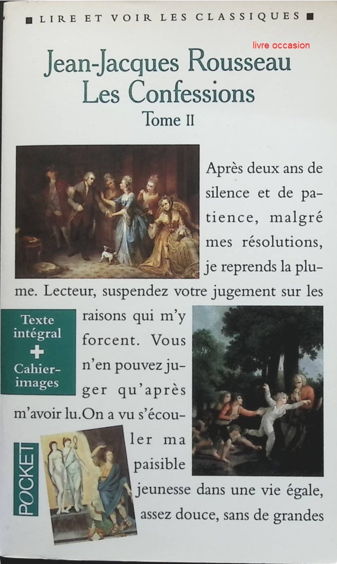 Les Confessions, tome 2 : Livres VII à XII - Jean-Jacques Rousseau - livre