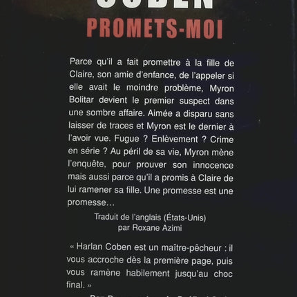 Promets-moi - Harlan Coben - livre