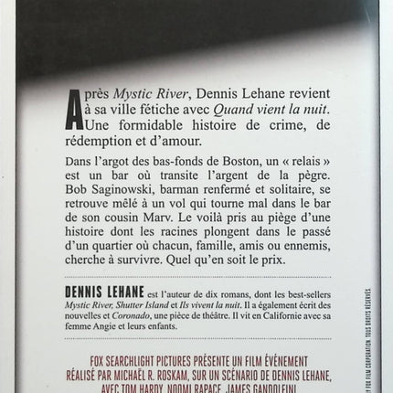 Quand vient la nuit - Dennis Lehane - livre