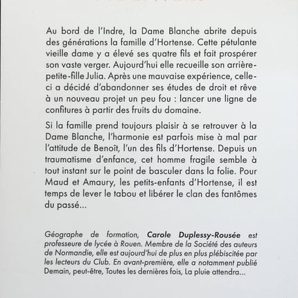Le cœur à l’envers – Carole Duplessy-Rousée roman contemporain émotions amour reconstruction occasion - livre