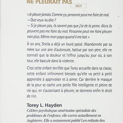 L'enfant qui ne pleurait pas - Torey Hayden - Livre