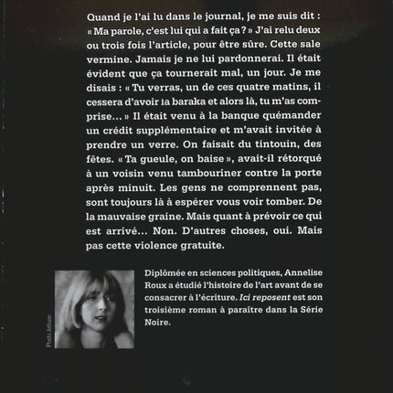Ici reposent - Annelise Roux - Livre