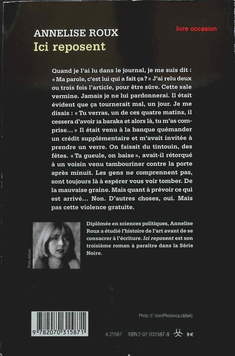 Ici reposent - Annelise Roux - Livre