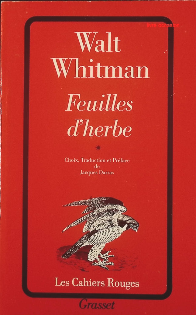 Feuilles d'herbe, tome 1 - Walt Whitman - Livre