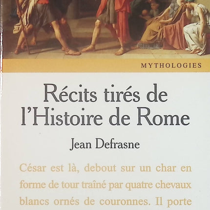Récits tirés de l'histoire de Rome - Jean Defrasne - Livre
