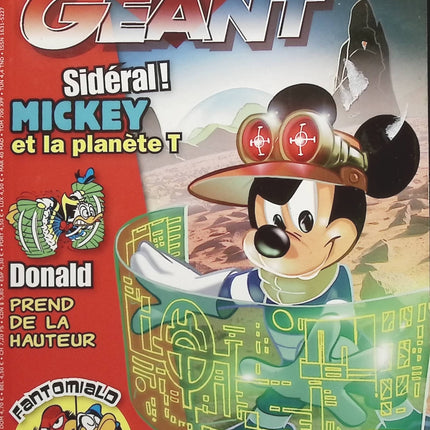 Sidéral Mickey et la planète T - Mickey parade géant - livre