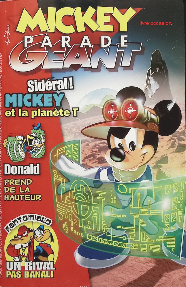 Sidéral Mickey et la planète T - Mickey parade géant - livre