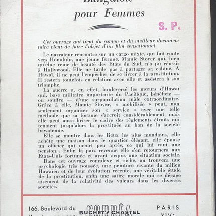 Bungalow pour femmes - Huie W. Bradfort - Livre