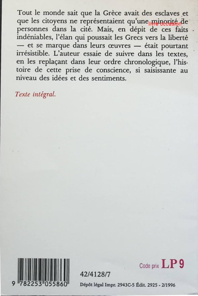 La Grèce antique à la découverte de la liberté - Jacqueline de Romilly - livre