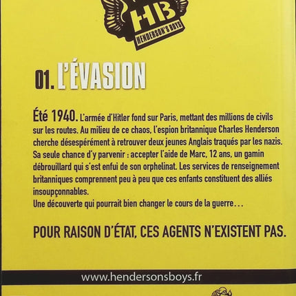 L'évasion Prime Henderson'S Boys 1 - Robert Muchamore - livre
