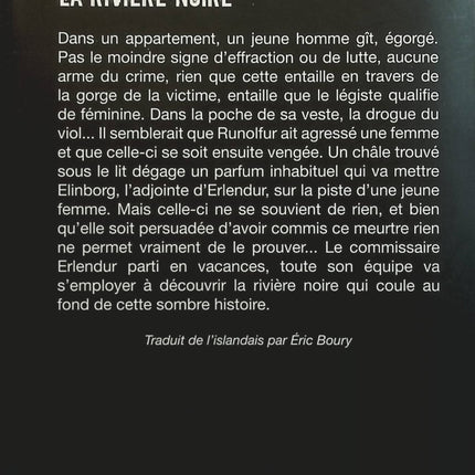 La rivière noire - Arnaldur Indridason - livre