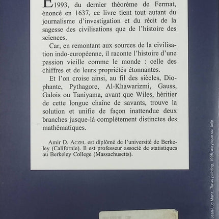 L'énigme du théorème de Fermat - Amir D. Aczel - livre