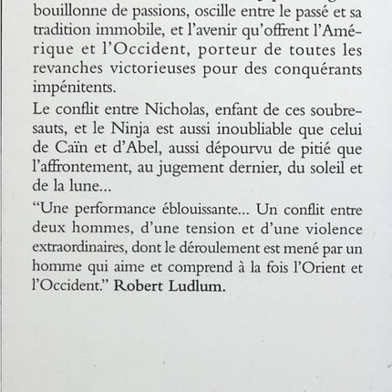 Le ninja - Eric Van Lustbader - livre
