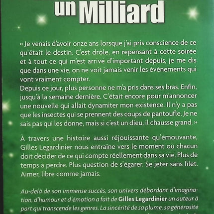 Une chance sur un milliard - Gilles Legardinier - livre