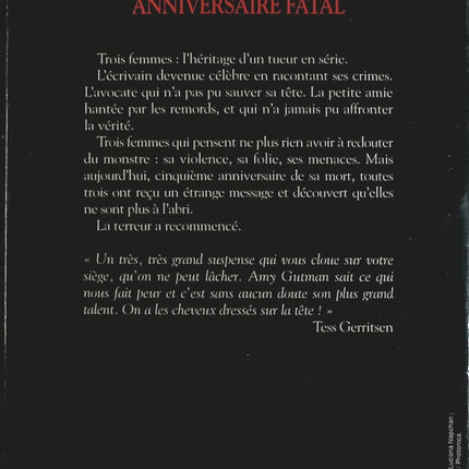 Anniversaire fatal - Amy Gutman - Livre