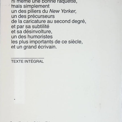 La vie secrète de Walter Mitty - James Thurber - Livre