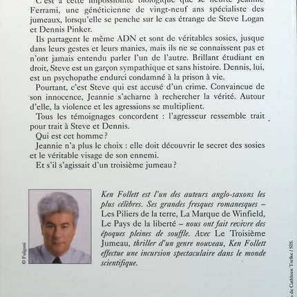 Le Troisième Jumeau - Ken Follett - livre