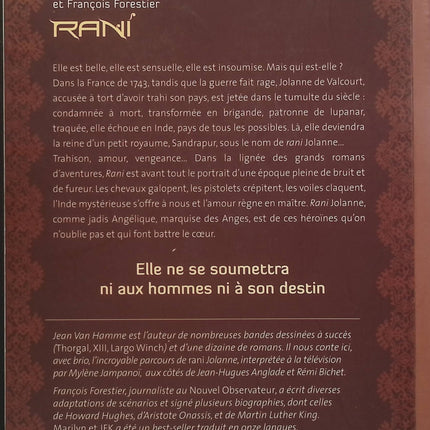 Rani - Jean Van Hamme - Livre