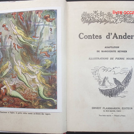 Contes d'Andersen - Adaptation de Marguerite Reynier - Illustrations de Pierre Noury - Livre