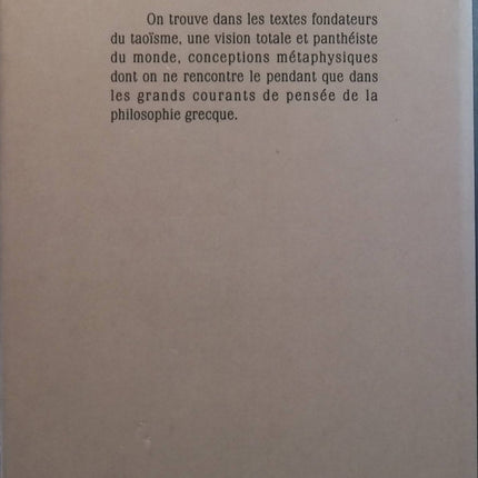 Sagesse Taoïste - Guy Rachet - livre