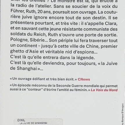 La juive de Shanghai - Marek Halter - Livre