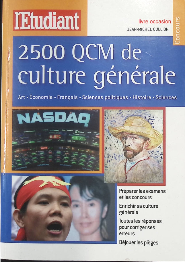 2500 QCM de culture générale - Jean-Michel Oullion - Livre