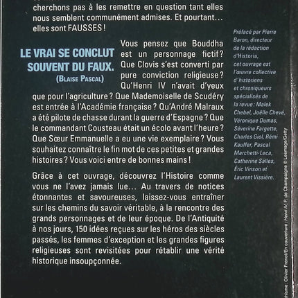 150 idées reçues sur les grands personnages de l'histoire (et leur époque) - Historia - Livre