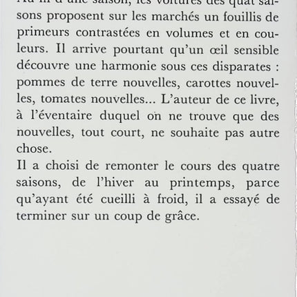 Quat'saisons - Antoine Blondin - Livre