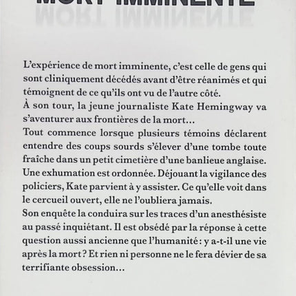 Mort imminente - Peter James - Livre