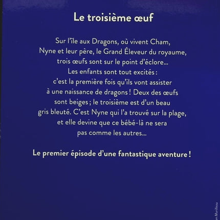 Les dragons de Nalsara tome 1 Le troisième œuf – roman jeunesse fantasy dragons apprentissage magie - livre