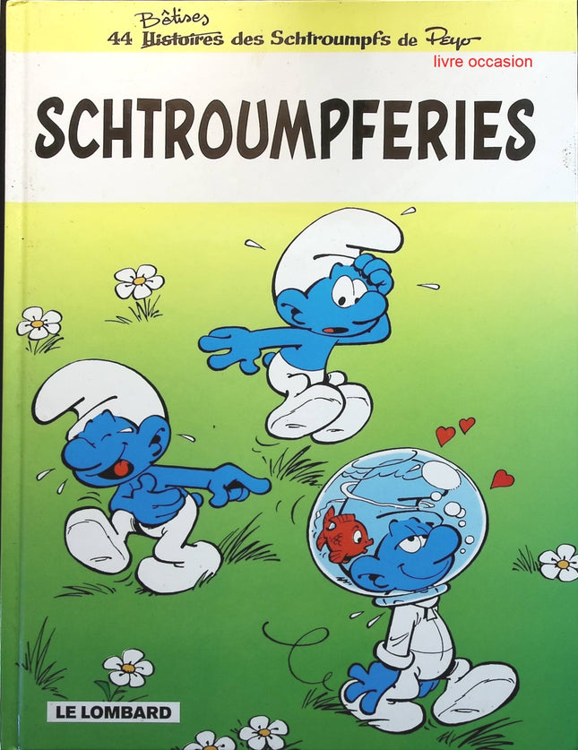 Schtroumpferies – Tome 1 – bande dessinée humoristique de Peyo – aventures des Schtroumpfs - livre BD