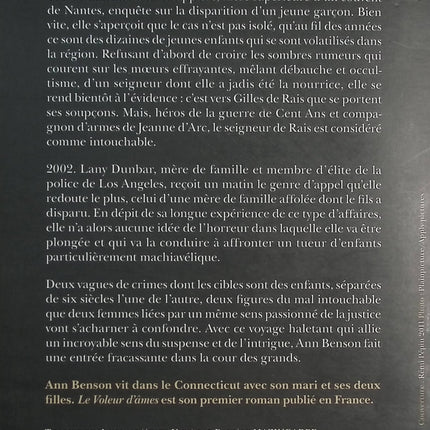 Le voleur d'âmes - Ann Benson - livre