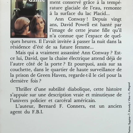 La dernière danse – Bernard F. Conners – thriller suspense occasion - livre