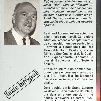 Double étoile - Robert Heinlein - livre