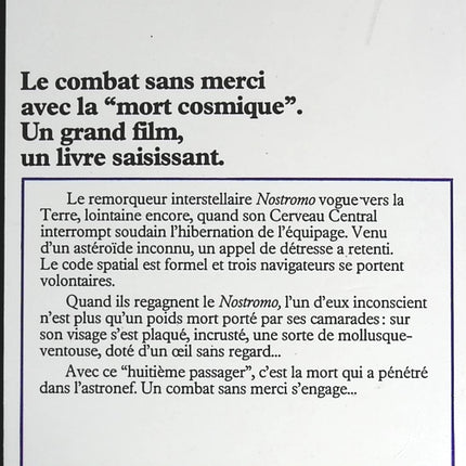 Alien : Le huitième passager - Alan Dean Foster - livre