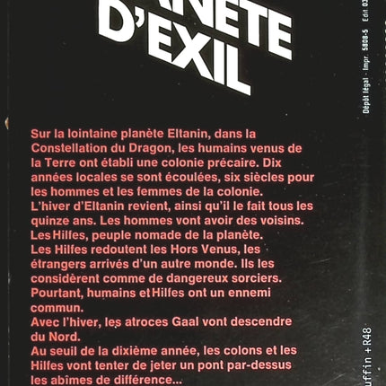 Planète D'exil - Ursula K. Le Guin - livre