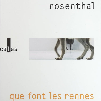 Que font les rennes après Noël ? - Olivia Rosenthal - Livre