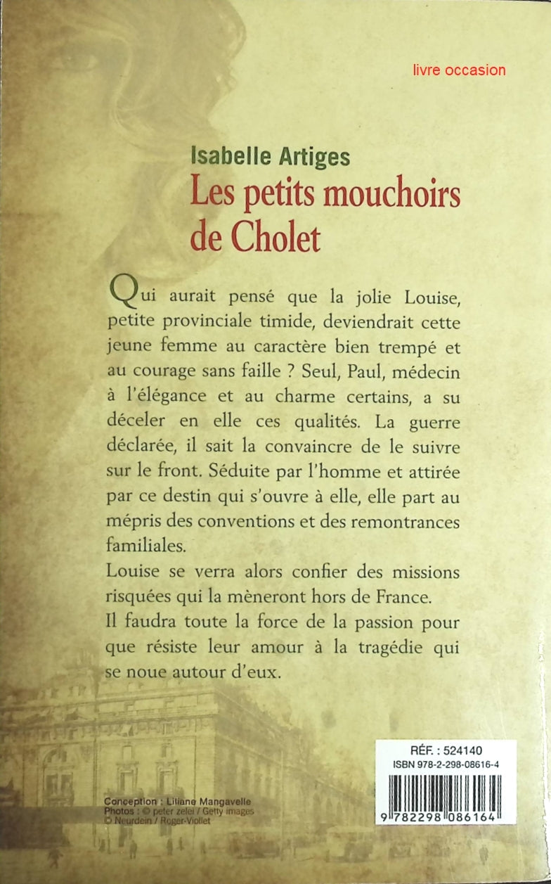 Les petits mouchoirs de Cholet - Isabelle Artiges - Livre