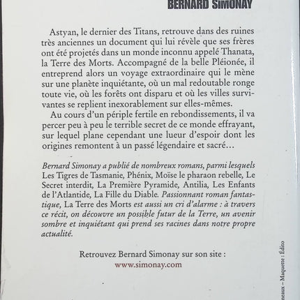 La Terre des Morts – Bernard Simonay, roman fantastique et thriller d’aventure entre mystères, légendes et mondes inconnus - Livre