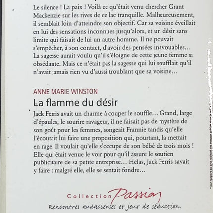 Volume spécial passion – Un souffle de passion et La Flamme du désir – Anne Marie Winston, double romance Harlequin entre attirance, désir et sentiments intenses - Livre
