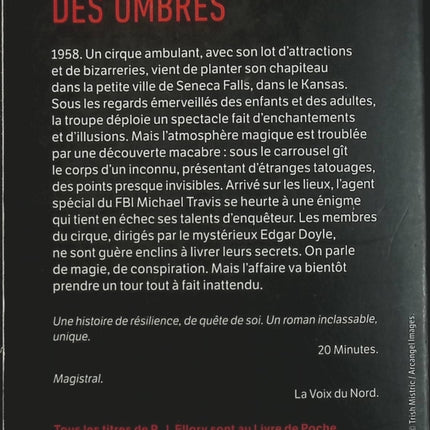 Le Carnaval des ombres – R. J. Ellory, thriller historique et roman noir américain entre secrets, enquête et suspense - Livre