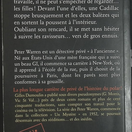 Sur le gril – Gilles Morris-Dumoulin, une affaire pour Pete Warren, roman policier et enquête à suspense - Livre