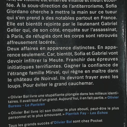 La Meute – Olivier Bal, thriller psychologique sombre et enquête haletante autour d’un groupe mystérieux - Livre
