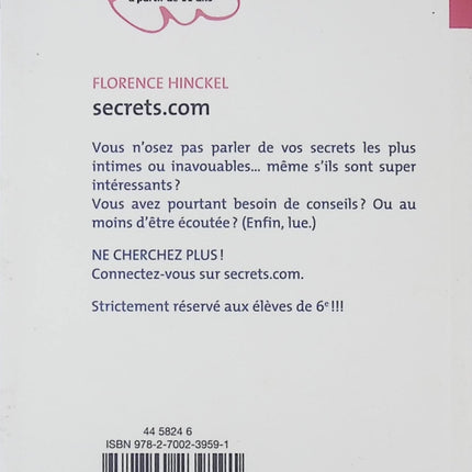 Secrets.com - Florence Hinckel - Livre