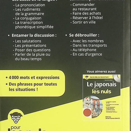 Le japonais pour les Nuls - Eriko Sato - Livre