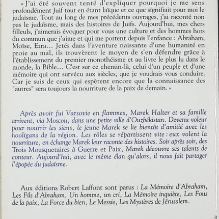 Le judaïsme raconté à mes filleuls - Marek Halter - Livre