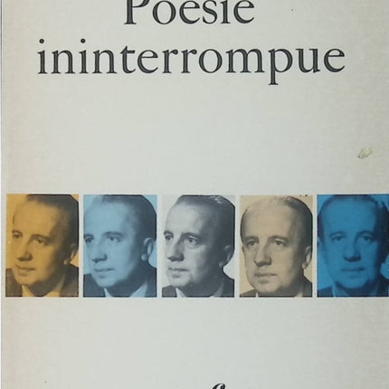 Poésie ininterrompue - Paul Éluard - Livre