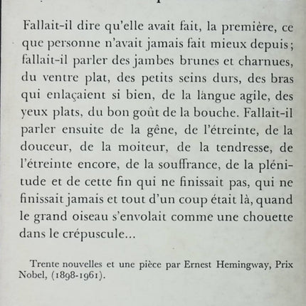 Paradis perdu suivi de La Cinquième colonne - Ernest Hemingway - Livre